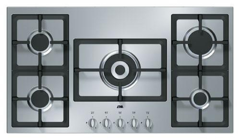 ETNA A095VWRVS - Avance gaskookplaat Gas hob Silver