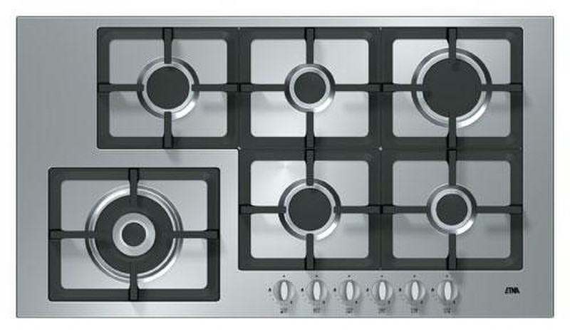 ETNA A096VWRVS - Avance gaskookplaat Gas hob Silver