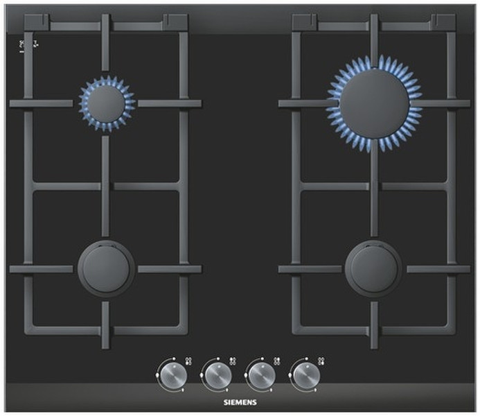 Siemens ER626PB90N Встроенный Gas hob Черный плита