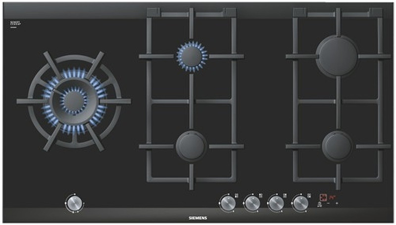 Siemens ER926ST90N Встроенный Gas hob Черный плита