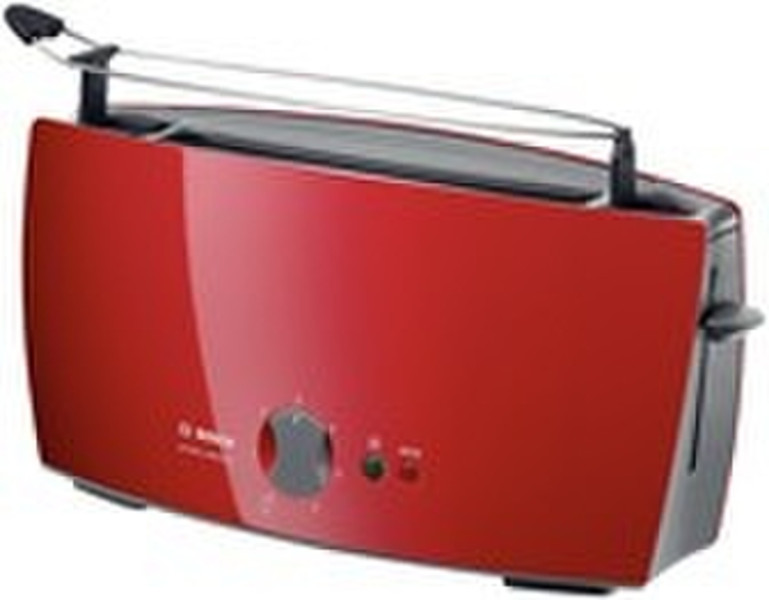 Bosch TAT6004 2Scheibe(n) 900W Rot Toaster