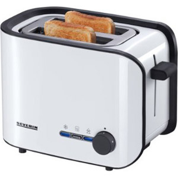 Severin AT 2597 2Scheibe(n) 900W Schwarz, Weiß Toaster