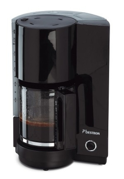 Bestron DCM7100 Drip coffee maker 1.5L 15cups Black coffee maker