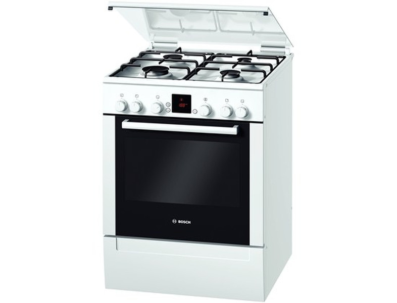 Bosch HGV445124N Отдельностоящий Gas hob A Белый кухонная плита