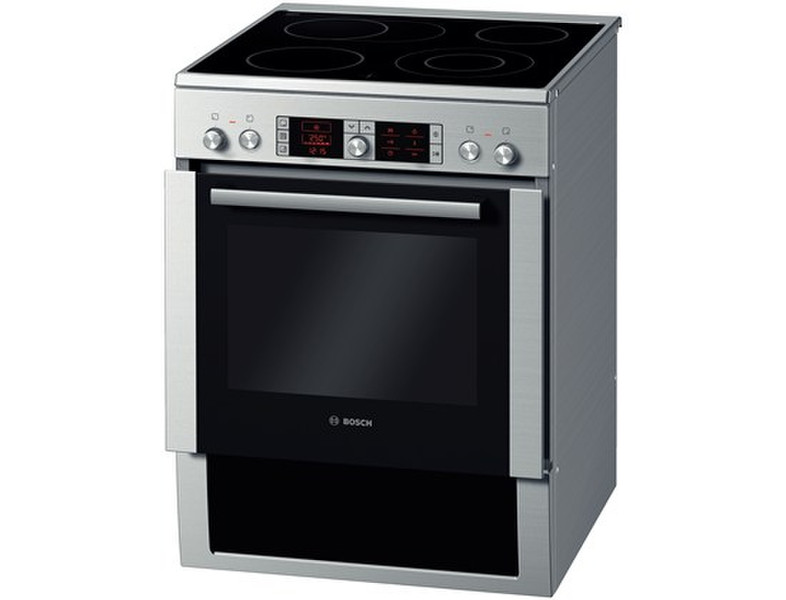 Bosch HCE754853 Freistehend Electric hob A Schwarz, Edelstahl Küchenherd