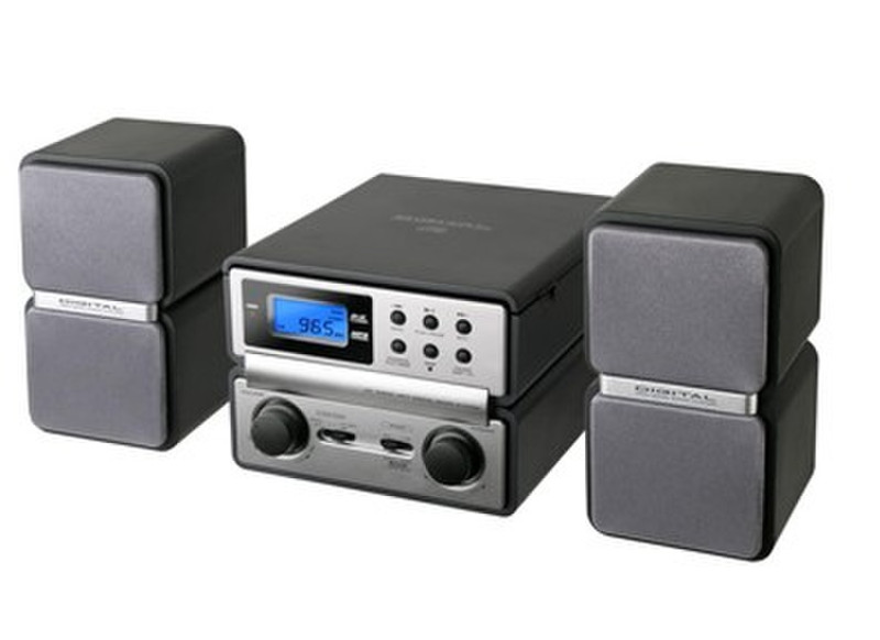 Q.Media QZ-113 Цифровой Серый, Cеребряный CD радио