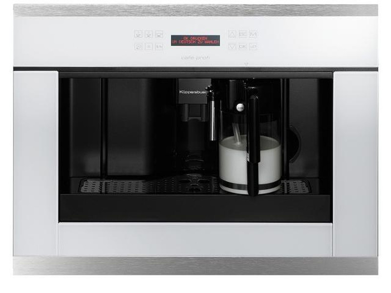 Kueppersbusch EKV 6500.1 W1 Espresso machine Нержавеющая сталь, Белый кофеварка