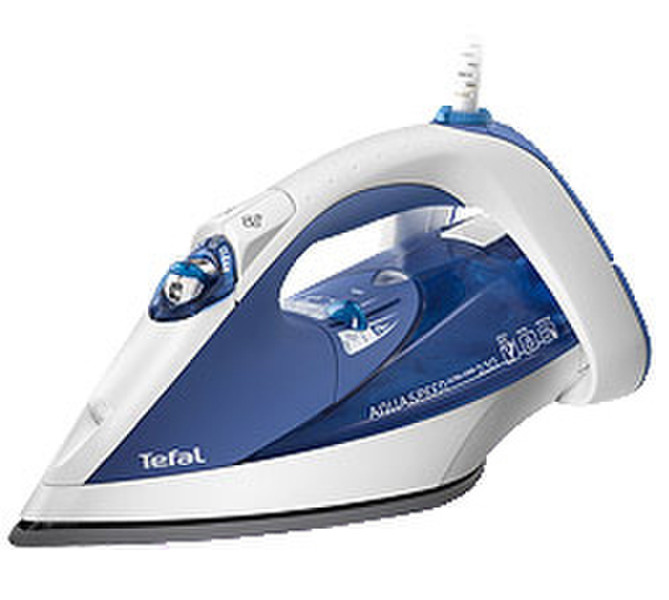 Tefal Aquaspeed Ultracord 230 Dry & Steam iron 2300Вт Синий, Белый