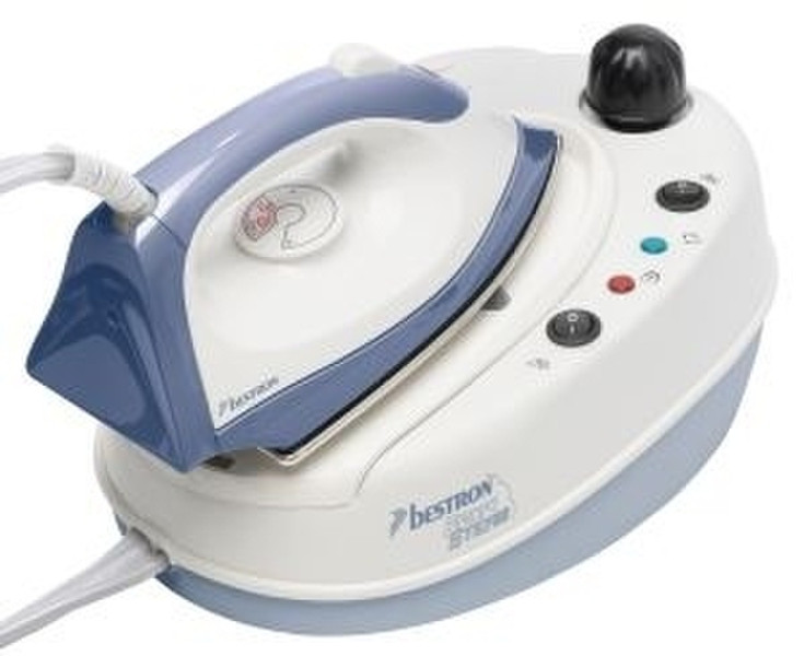 Bestron DYPG5 800W 0.6L Stainless Steel soleplate Blue,White steam ironing station