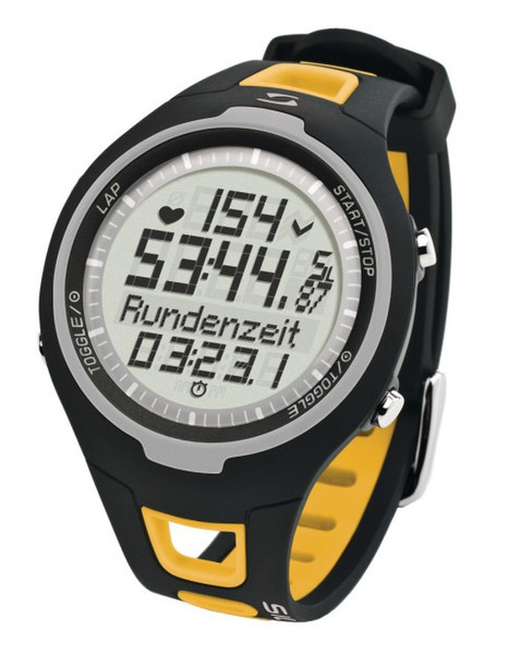 Sigma PC 15.11 Black,Yellow sport watch