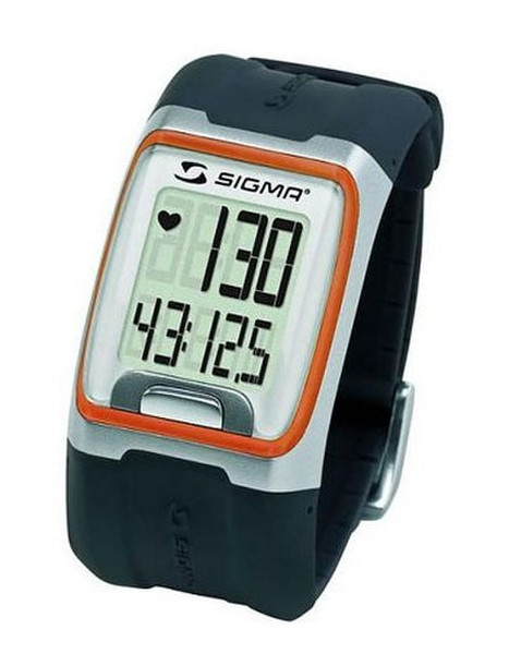 Sigma PC 3.11 Black,Orange sport watch