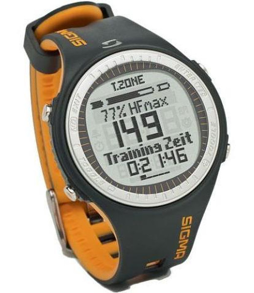 Sigma PC 25.10 Black,Orange sport watch