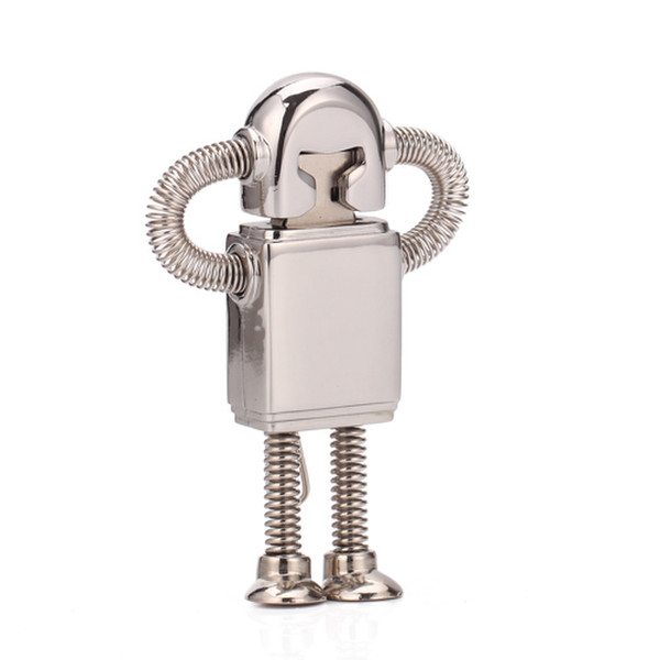 HDE Silver Robot 4GB 4ГБ Cеребряный USB флеш накопитель