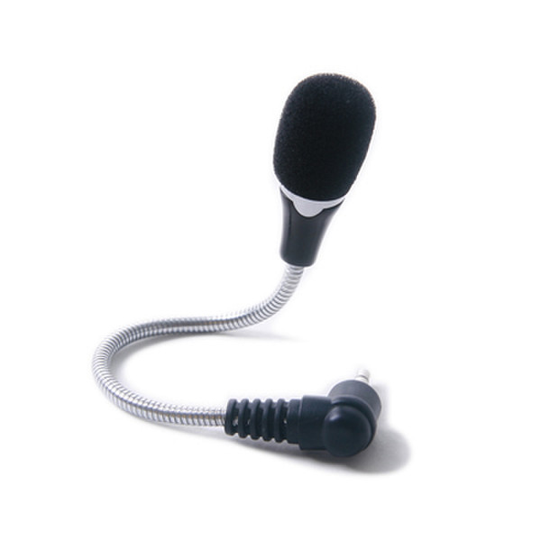 HDE FE-123 Notebook microphone Проводная Алюминиевый, Черный