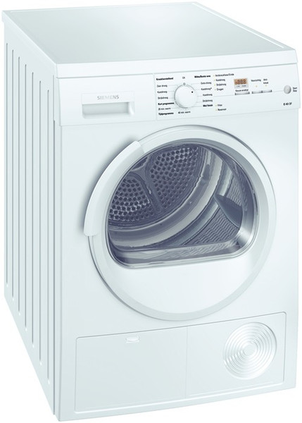 Siemens WT46E3F1NL freestanding Front-load 7kg C White tumble dryer