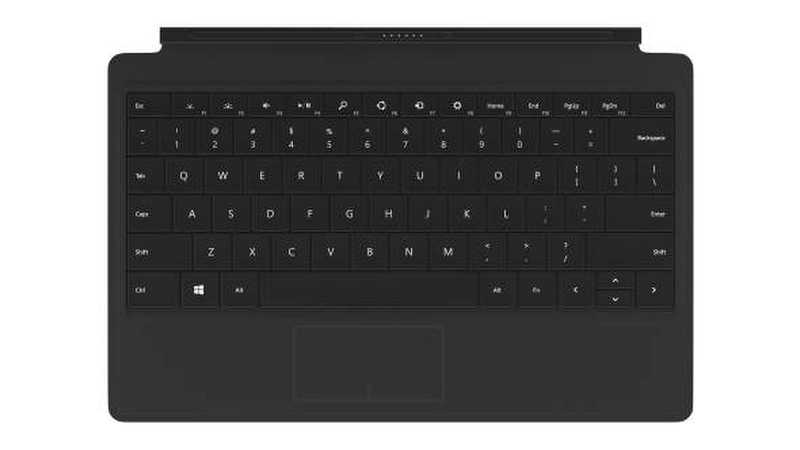 Microsoft Type Cover 2 Microsoft Cover port QWERTY Pan Nordic Charcoal