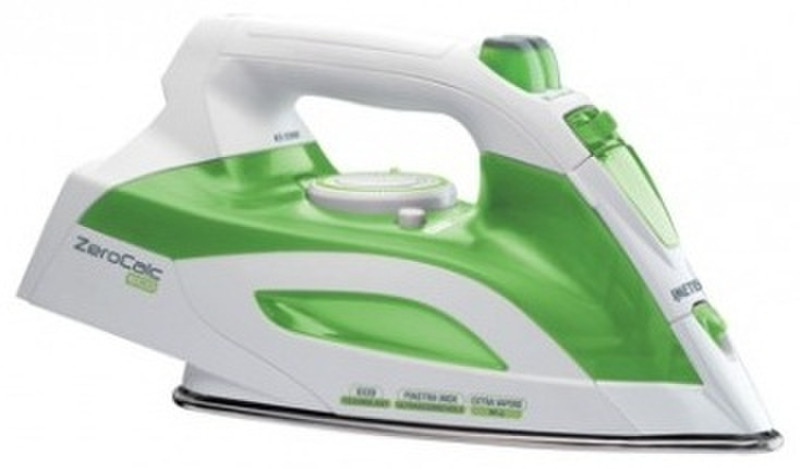 Imetec H6301 Dry & Steam iron Stainless Steel soleplate 2300W Grün, Weiß