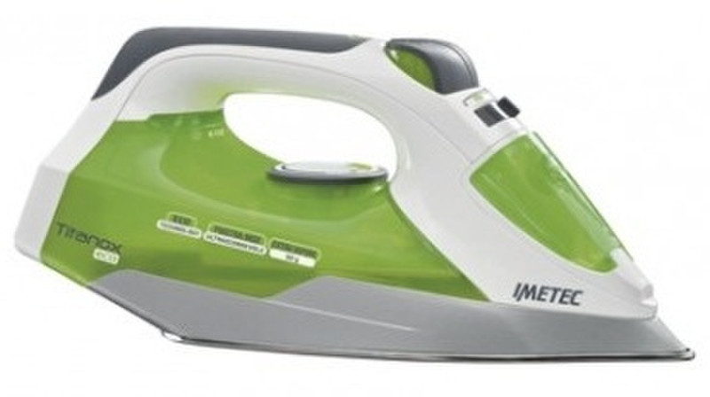 Imetec L6501 Dry & Steam iron Stainless Steel soleplate 2000W Green,White