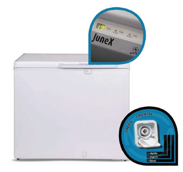 Junex CHJ 180 ESI A++ freestanding Chest 172L A++ White freezer