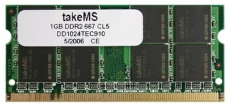 takeMS DDR2-667 1GB 1GB DDR2 667MHz memory module