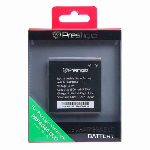 Prestigio PAP4044BA Литий-ионная 1500мА·ч 3.7В аккумуляторная батарея
