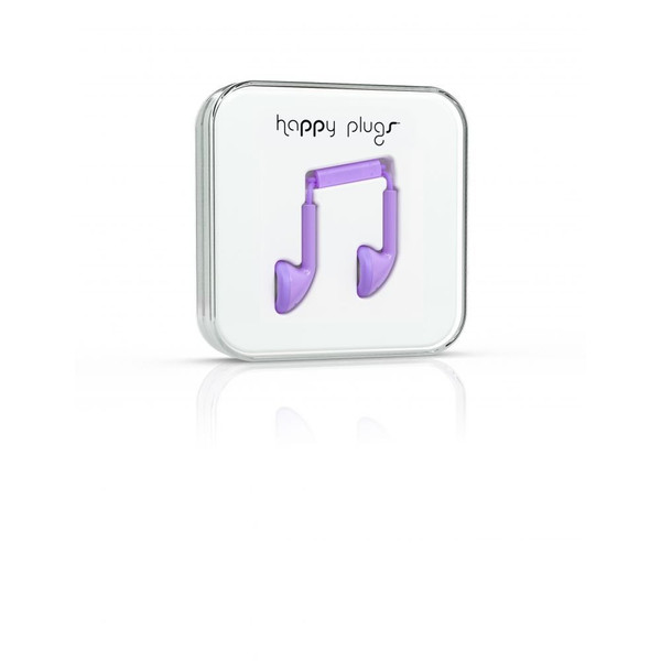Happy Plugs Earbud Стереофонический Вкладыши Пурпурный