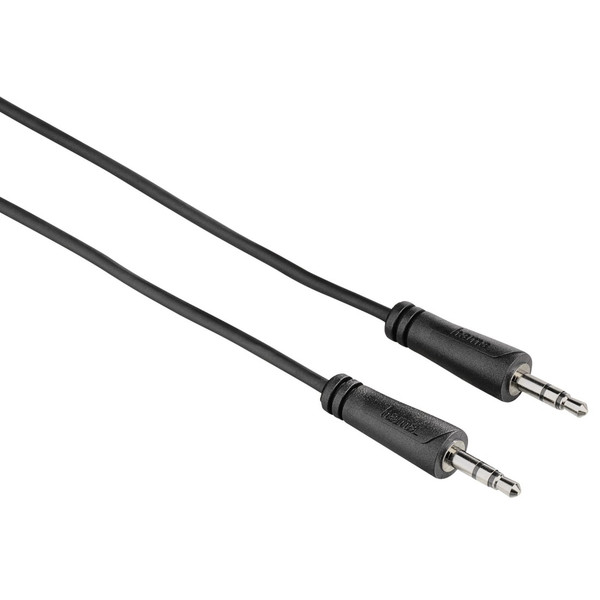 Hama 7122309 3m 3.5mm 3.5mm Schwarz Audio-Kabel