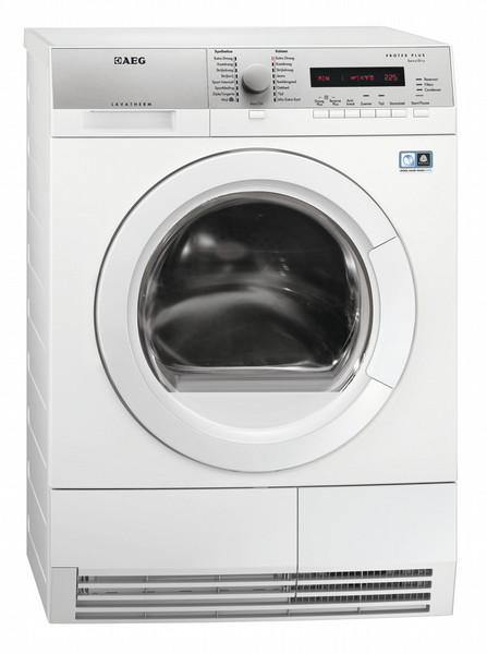 AEG T76485IH2 freestanding Front-load 8kg A+ Silver,White