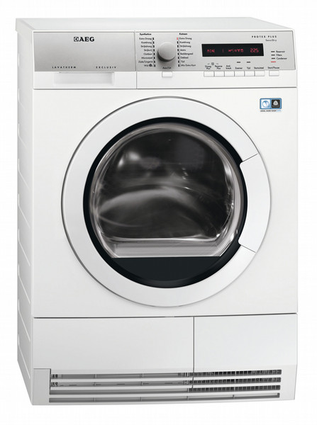 AEG T76489IH2 freestanding Front-load 8kg A+ Silver,White