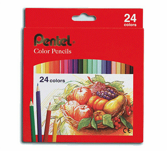 Pentel CB824 24шт цветной карандаш