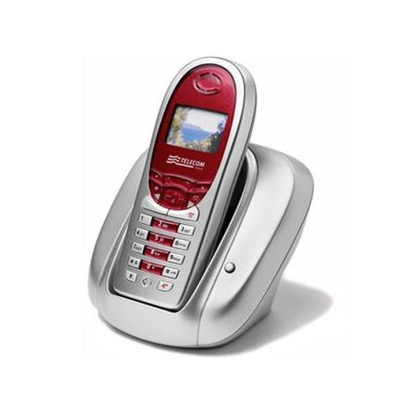 Telecom Italia Handy Color Analog/DECT Red,Silver