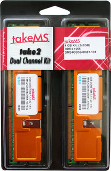 takeMS DDR3 1066 4GB 4ГБ DDR3 1066МГц модуль памяти