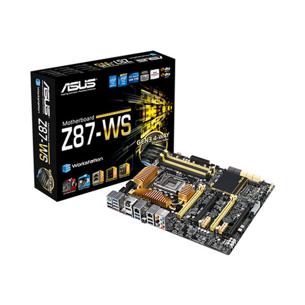 ASUS Z87-WS Intel Z87 Socket H3 (LGA 1150) ATX материнская плата