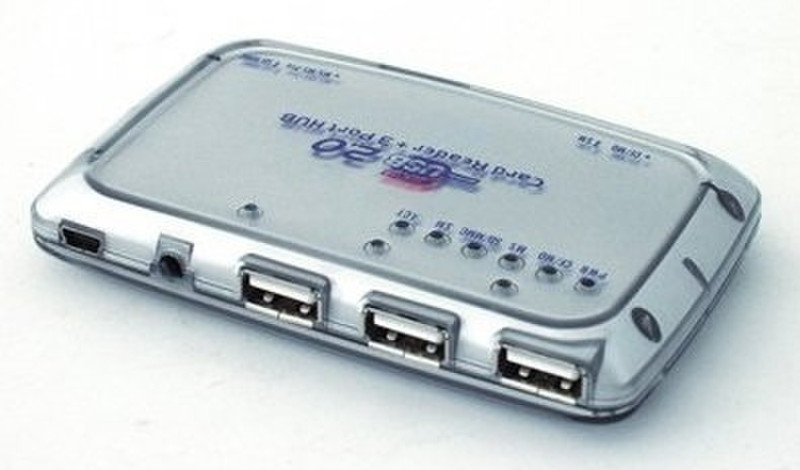 Dacomex 151236 USB 2.0 Cеребряный устройство для чтения карт флэш-памяти