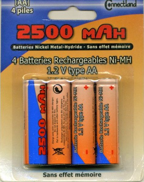 Connectland 2003111 Wiederaufladbare Batterie / Akku