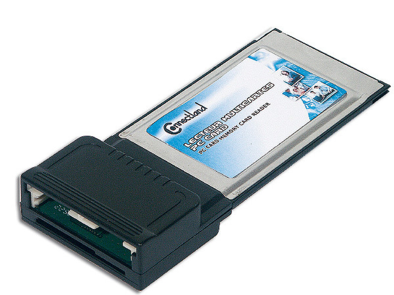 Connectland AD-PCM-PCR-01 PCMCIA Черный, Cеребряный устройство для чтения карт флэш-памяти