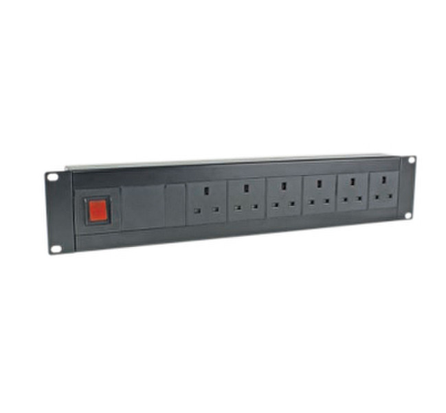 Videk 9243 6AC outlet(s) 1.5U Black power distribution unit (PDU)