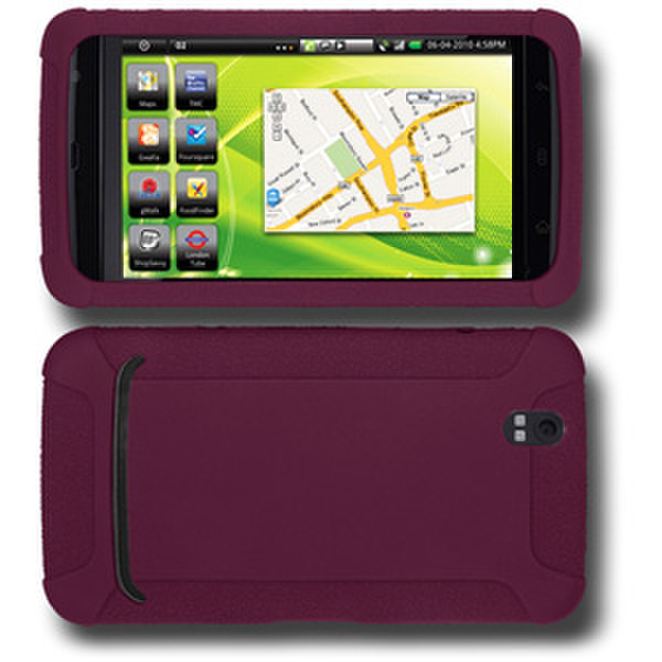 Amzer 89124 Cover case Силиконовый Пурпурный