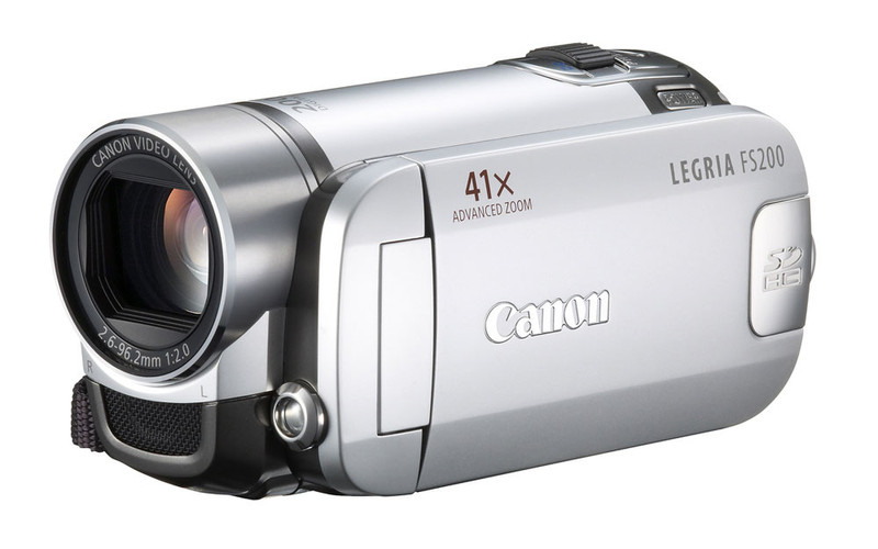 Canon LEGRIA FS200 1.23MP CCD Silver