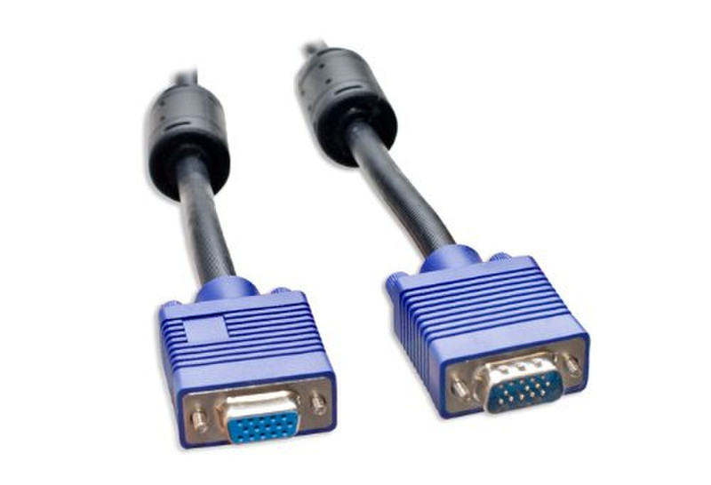 Connectland CL-CAB32009 5m VGA (D-Sub) VGA (D-Sub) Schwarz, Blau VGA-Kabel