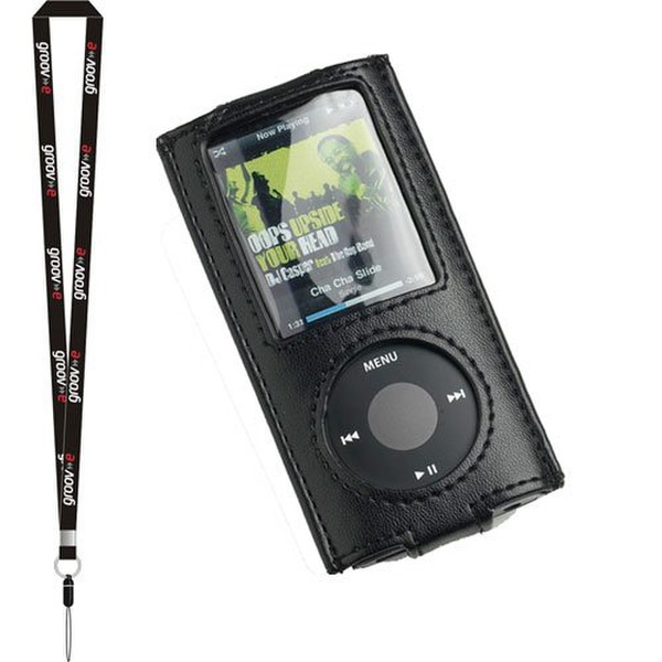 Groov-e GV-NANO5L Cover case Schwarz MP3/MP4-Schutzhülle