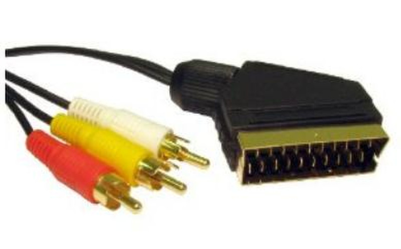 Max Value 5m 3x RCA/Scart