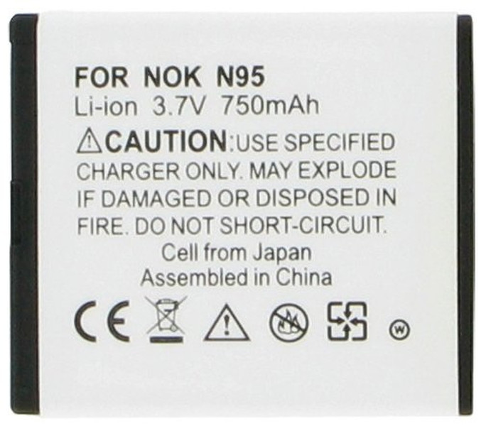 Kit Mobile N95BL750B Lithium-Ion 750mAh 3.7V Wiederaufladbare Batterie