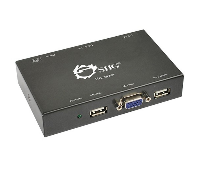 Siig CE-KV0511-S1 Black console extender