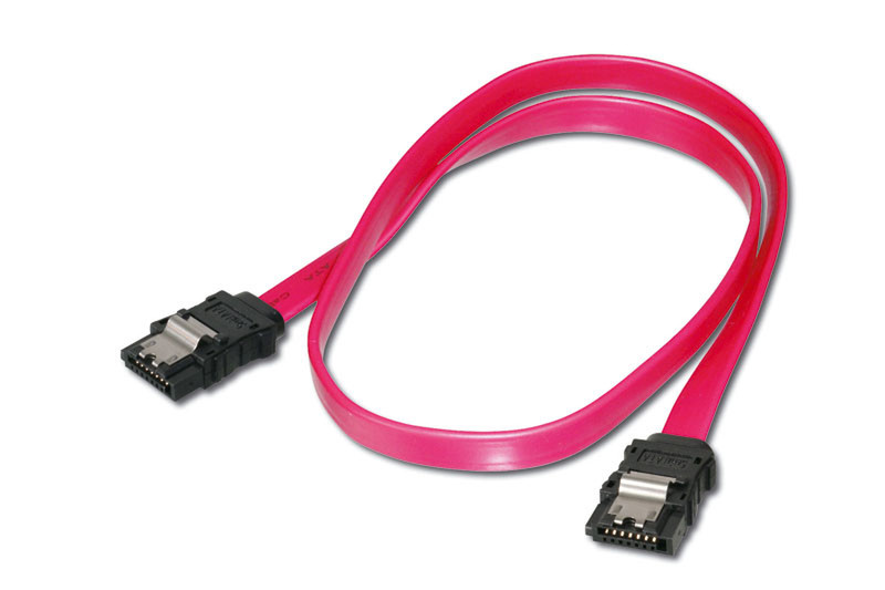Mercodan 183037 0.5m Red SATA cable