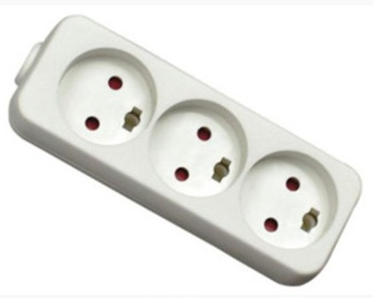 Mercodan 980230 3AC outlet(s) 3m White power extension