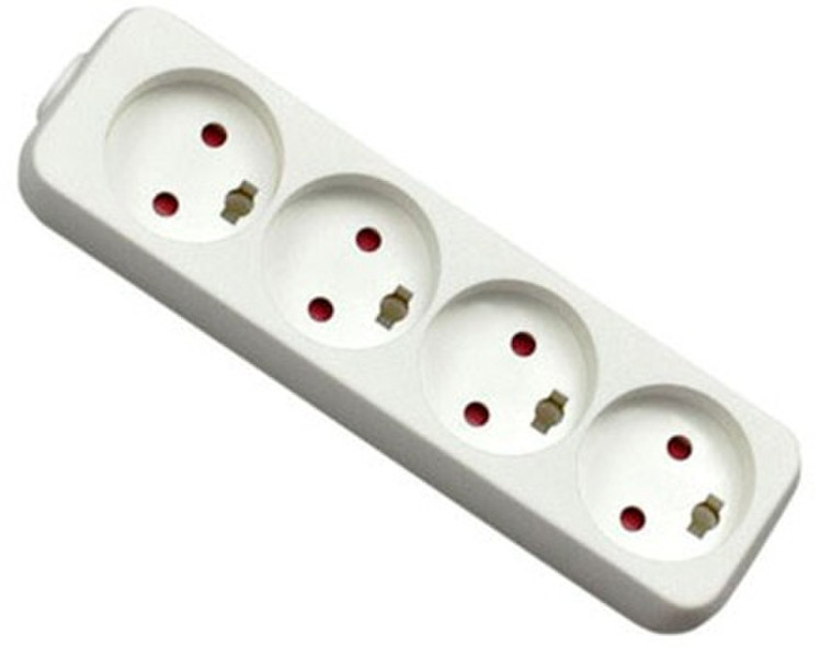 Mercodan 981101 4AC outlet(s) White power extension