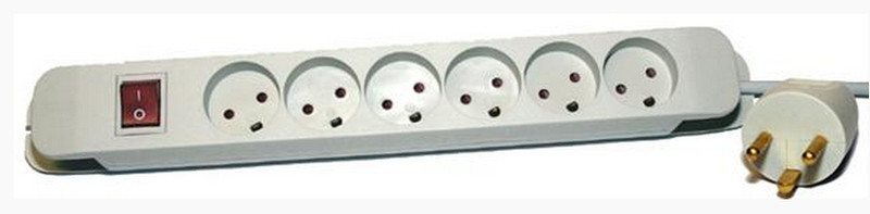 Mercodan 982903 6AC outlet(s) 3m Grey surge protector