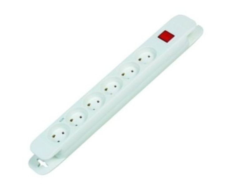 Mercodan 985204 6AC outlet(s) 5m White surge protector