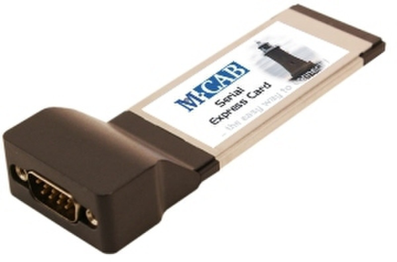 M-Cab Express Card, 1x seriell Port - 34mm интерфейсная карта/адаптер